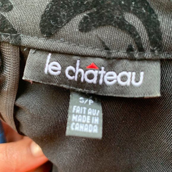 Gothic Black Le Chateau Dress - Picture 4 of 4